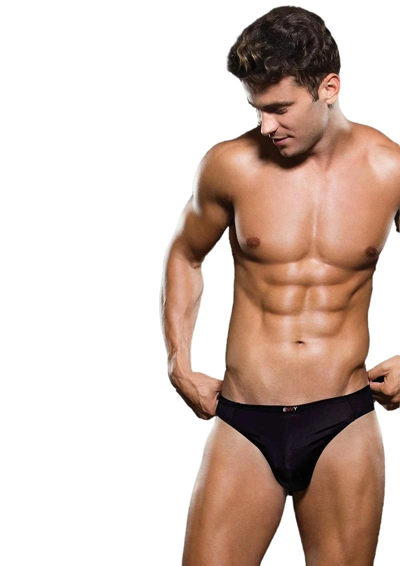 Envy MICROFIBER THONG Black S/M