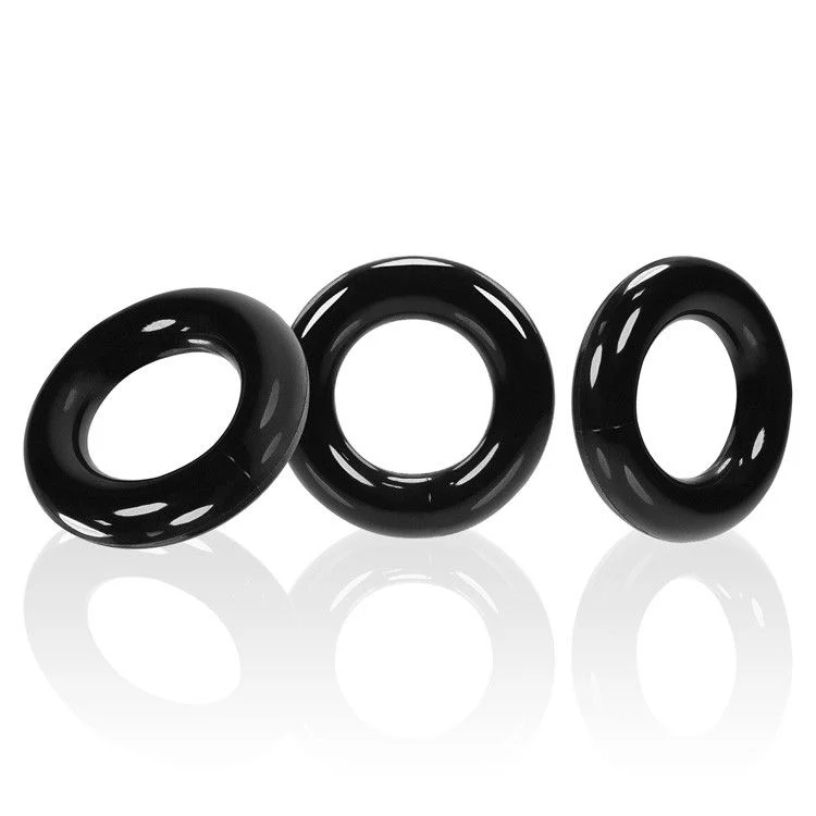 Willy Rings 3 Pack Cockrings Black
