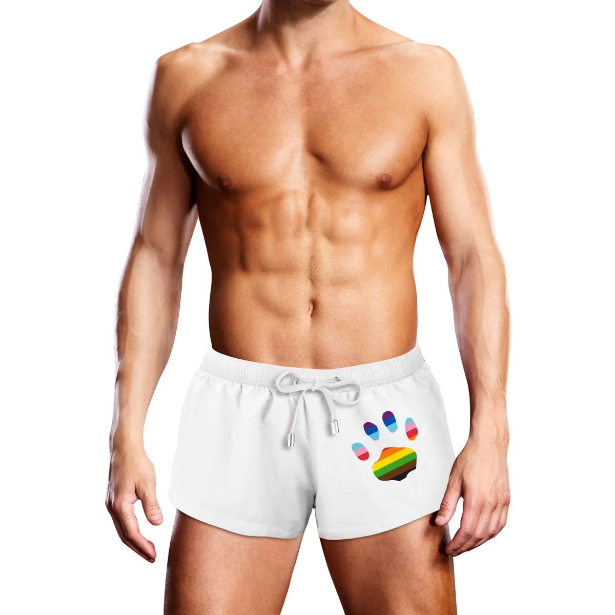 Prowler Swim Trunk White Oversized Paw Xlarge