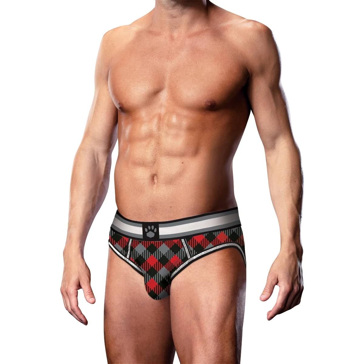 Prowler Tartan 1 Open Brief XXL