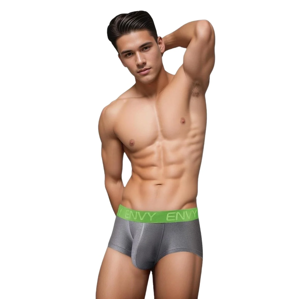 Envy Sexy Slinky Trunk-Grey-L/Xl