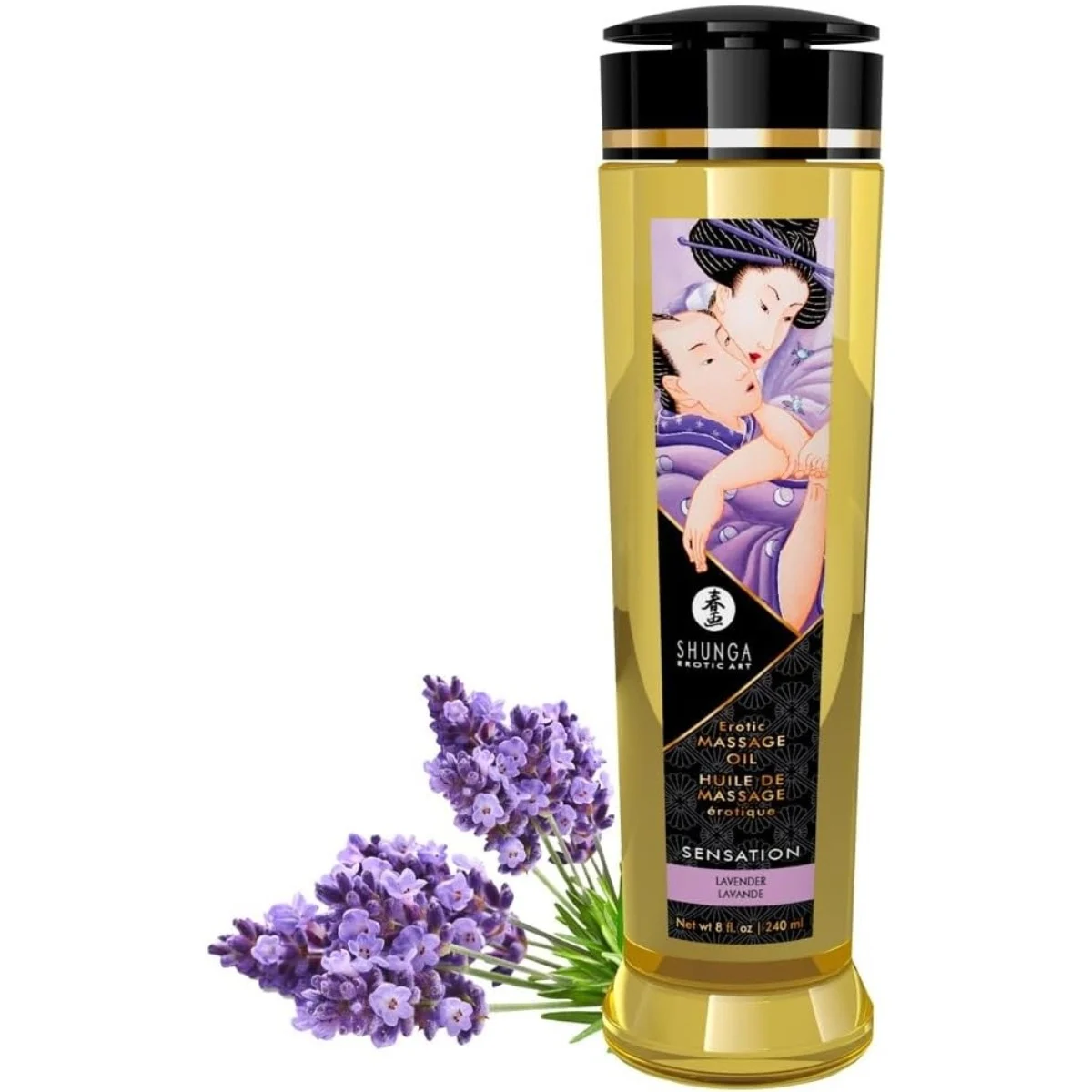Shunga Massage Oil Sensation / Lavender