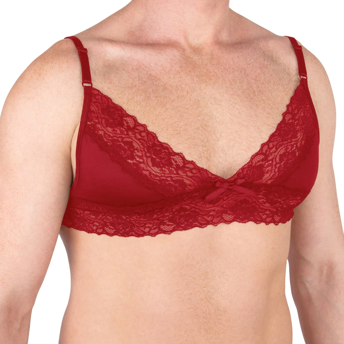 Prowler Red Lace Bra Large