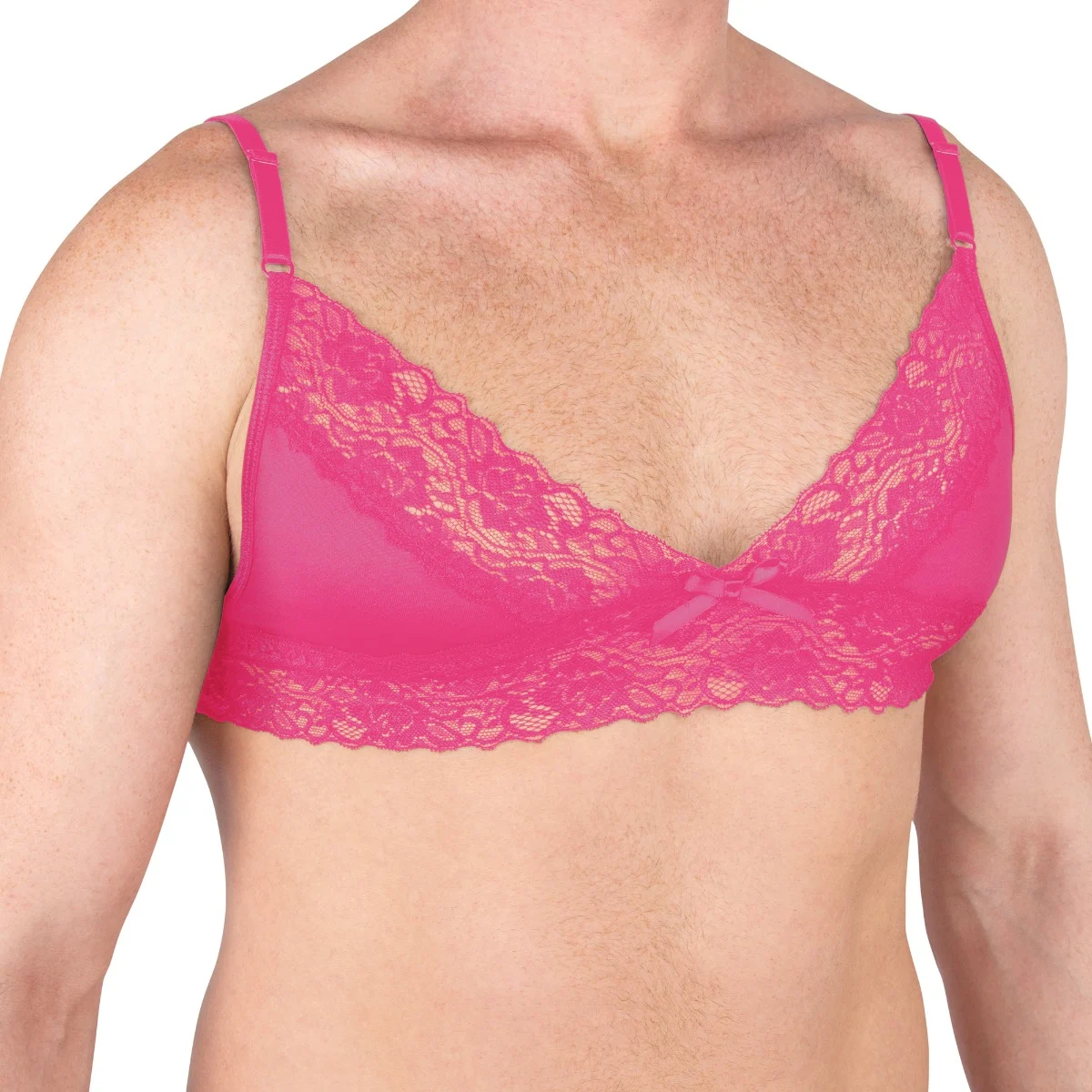 Prowler Pink Lace Bra Medium