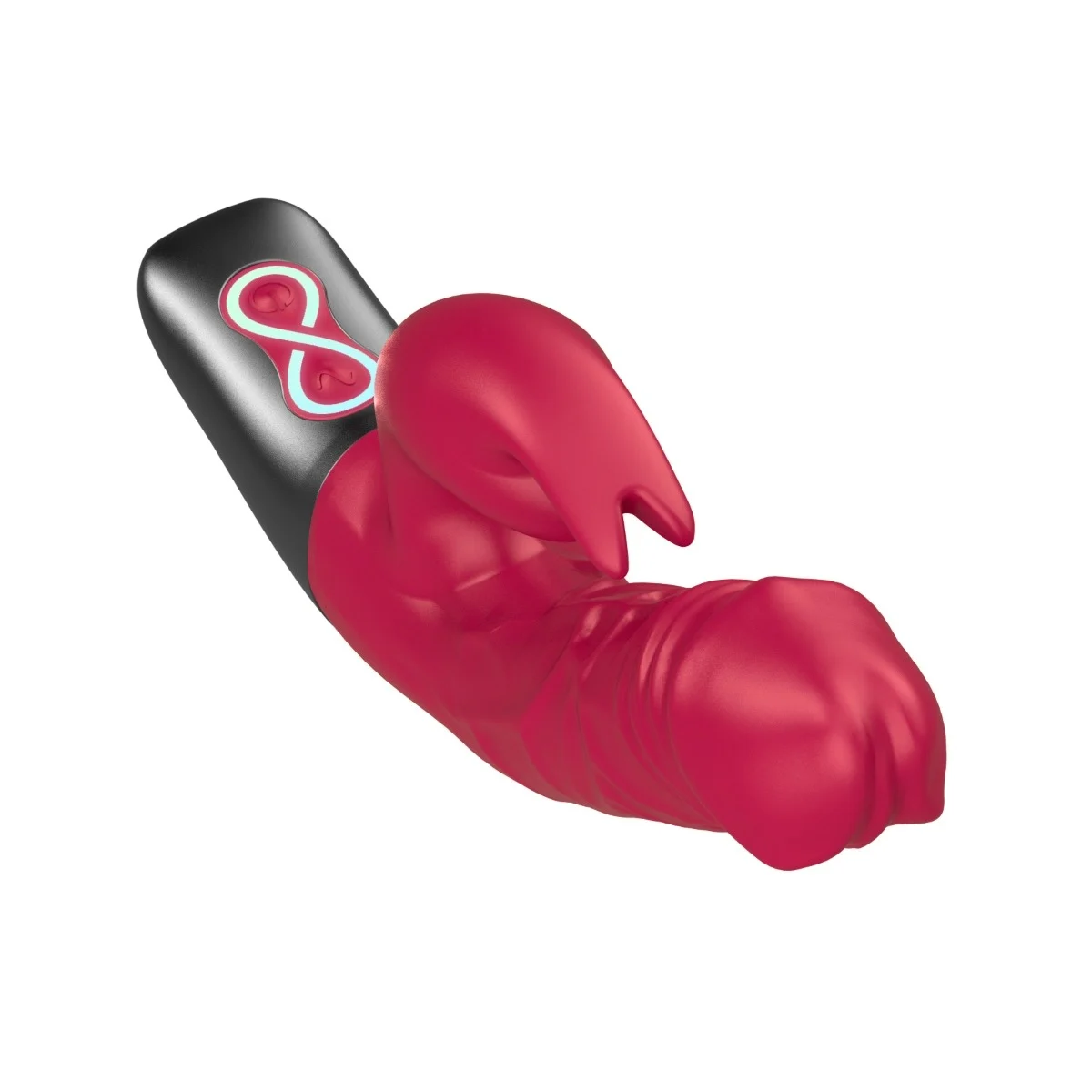 Titanz Rotating 3.5inch Rechargeable Rabbit With Clit Stimulation Pink
