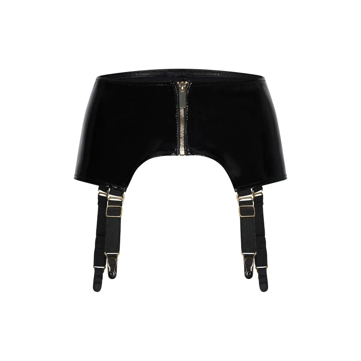 Guilty Pleasure Midnight Suspender Belt Black Xlarge