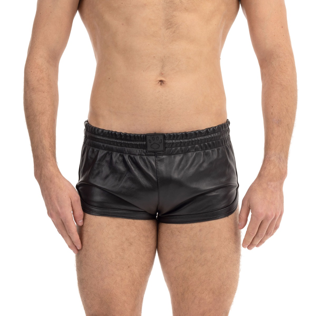Prowler RED Leather Sports Shorts Black Large