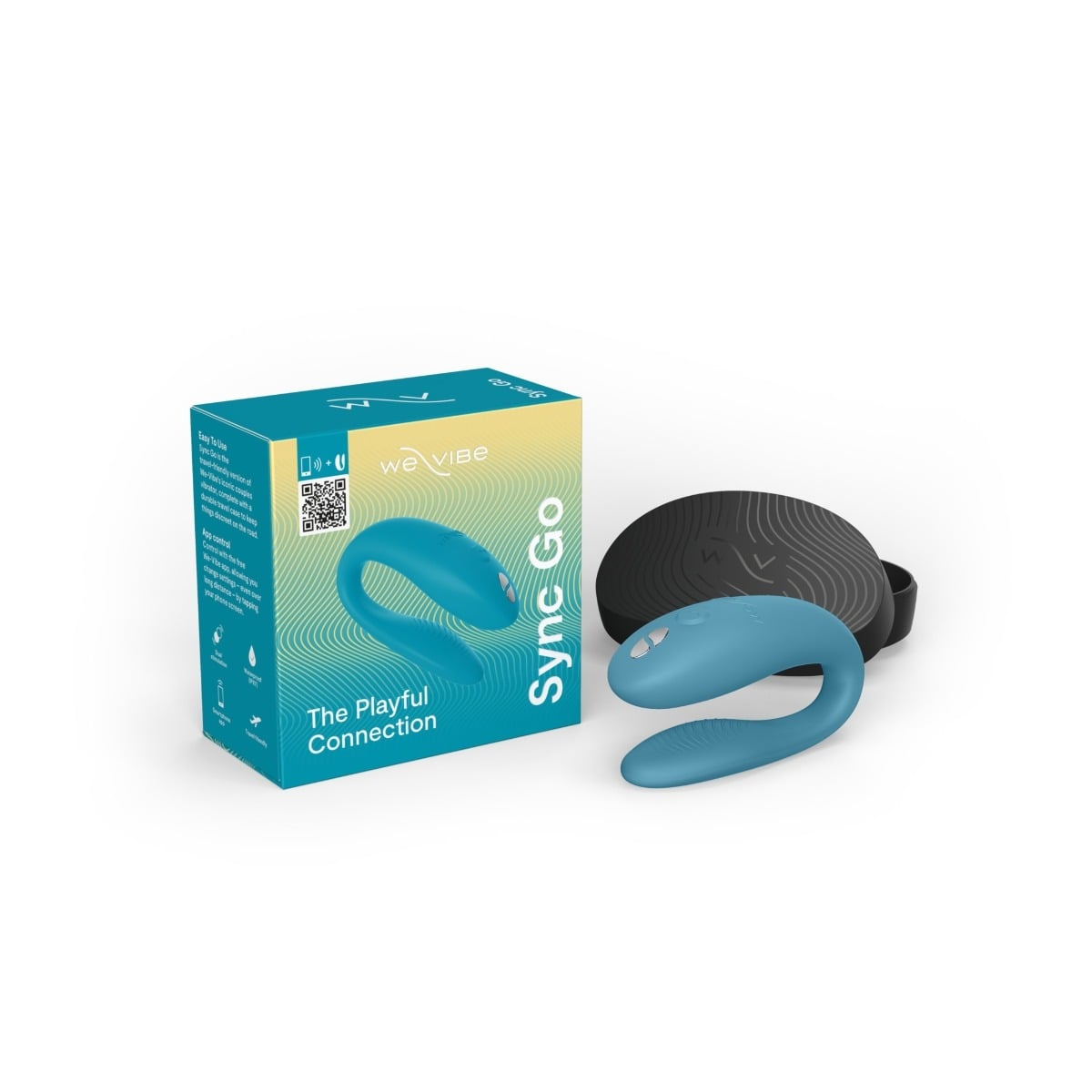 We-Vibe Sync Go Couples Vibrator Turquoise