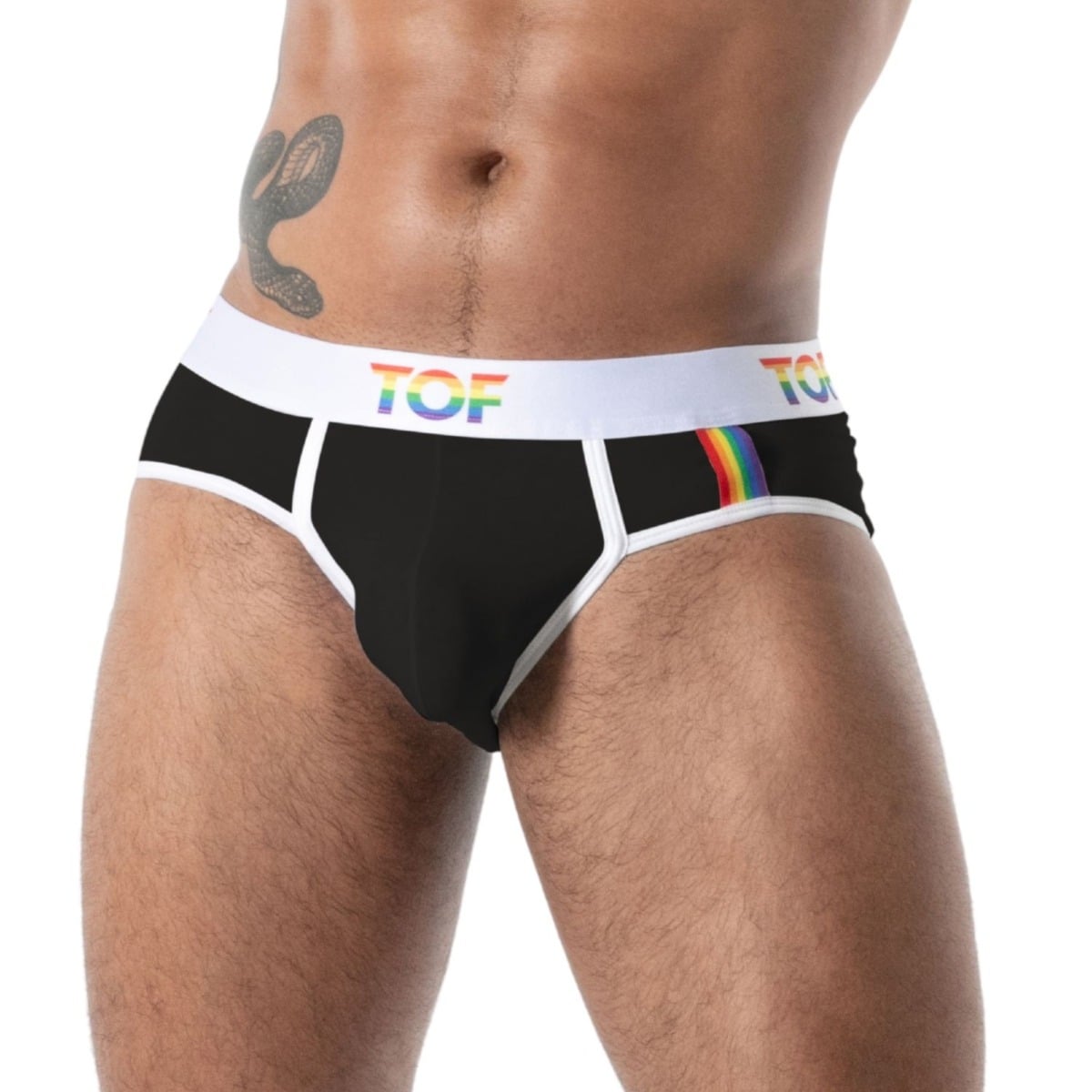 TOF Paris Joyful Pride Briefs Black XLarge