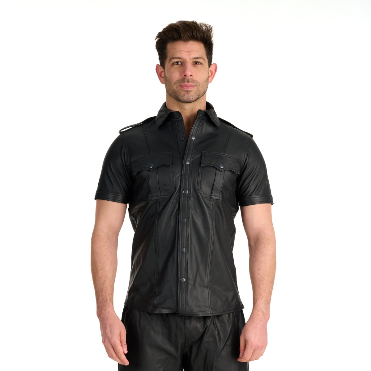 Prowler RED Police Shirt Black Medium